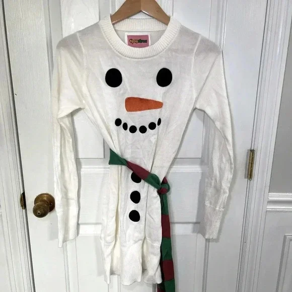 white christmas dresses Tipsy Elves Women's Light Strand Sweater Dress main image 0